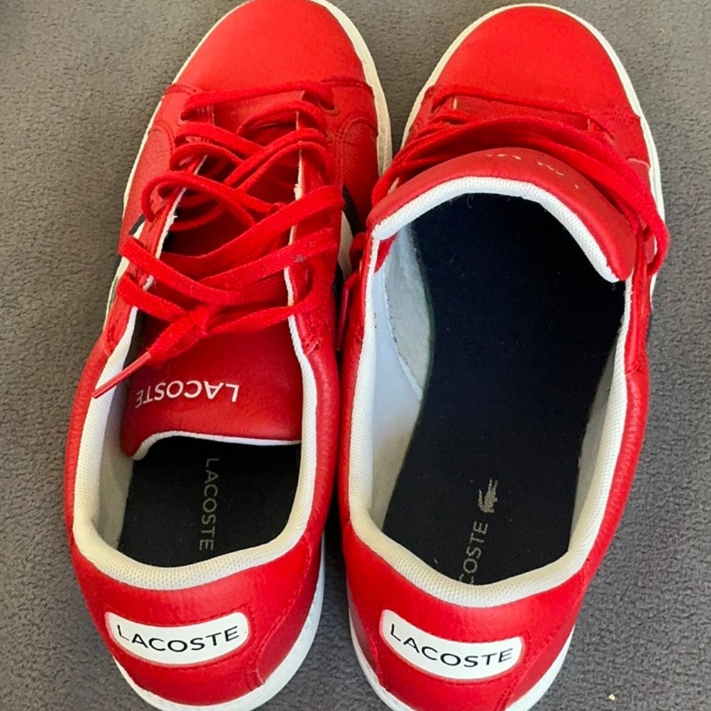 Lacoste Vibrant Red Casual Shoes